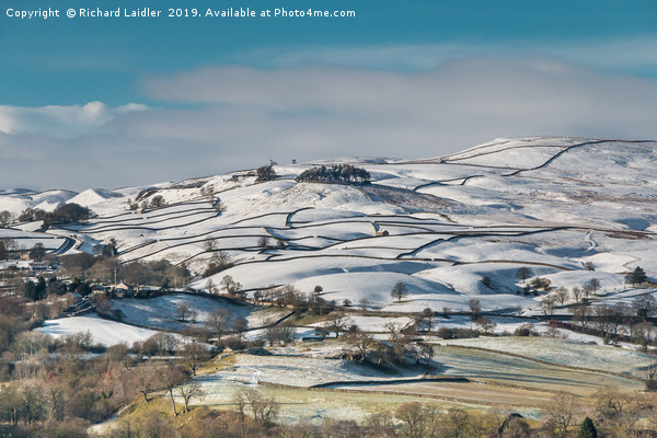 Kirkcarrion from Whistle Crag, Teesdale, in Winter Picture Board by Richard Laidler