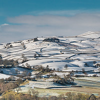 Buy canvas prints of Kirkcarrion from Whistle Crag, Teesdale, in Winter by Richard Laidler