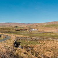 Buy canvas prints of Harwood, Upper Teesdale Panorama (1) by Richard Laidler