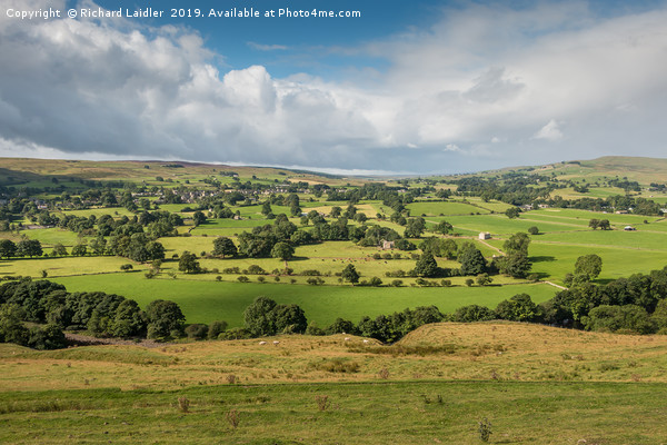 Teesdale and Lunedale from Whistle Crag Picture Board by Richard Laidler