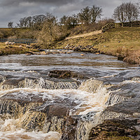 Buy canvas prints of Sleightholme Beck Panorama by Richard Laidler