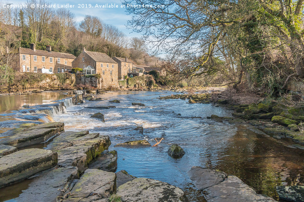 River Tees and Demesnes Mill, Barnard Castle Picture Board by Richard Laidler