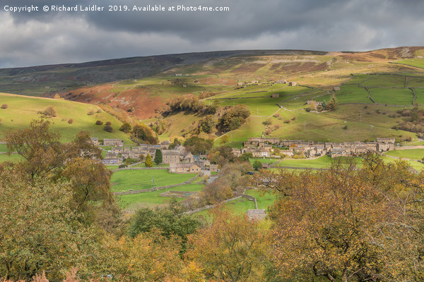 Gunnerside from Spring End, Swaledale, Yorkshire Picture Board by Richard Laidler