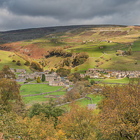 Buy canvas prints of Gunnerside from Spring End, Swaledale, Yorkshire by Richard Laidler