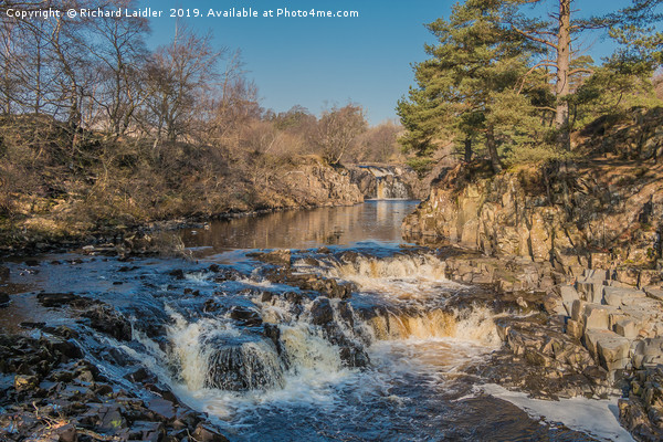 Fine Winter Morning, Low Force Waterfall, Teesdale Picture Board by Richard Laidler