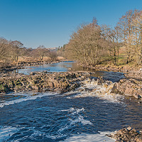Buy canvas prints of The River Tees near Forest in Teesdale by Richard Laidler