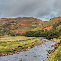 Buy canvas prints of Swaledale Panorama, Yorkshire Dales by Richard Laidler