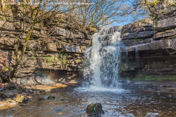 Summerhill Force Waterfall, Bowlees, Teesdale Picture Board by Richard Laidler