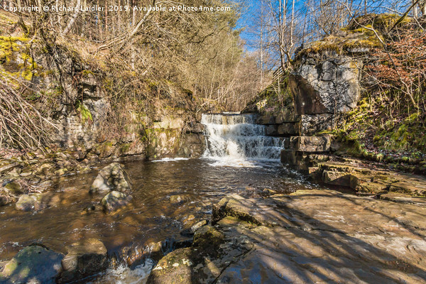 Bow Lee Beck Waterfall, Upper Teesdale Picture Board by Richard Laidler