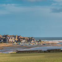 Buy canvas prints of Alnmouth Northumberland Panorama by Richard Laidler