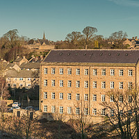 Buy canvas prints of Barnard Castle Town Panorama by Richard Laidler