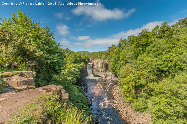 Summer at High Force Waterfall, Teesdale Picture Board by Richard Laidler