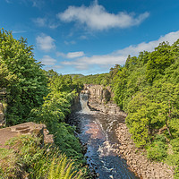Buy canvas prints of Summer at High Force Waterfall, Teesdale by Richard Laidler