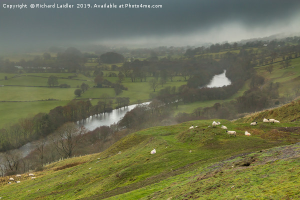 Bright Interval on a Wet Day in Teesdale Picture Board by Richard Laidler