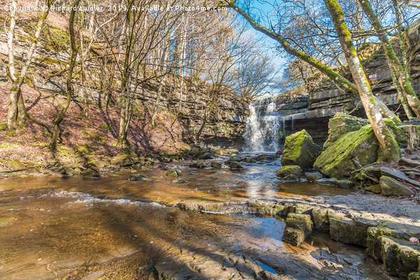 Summerhill Force and Gibson's Cave, Teesdale Picture Board by Richard Laidler
