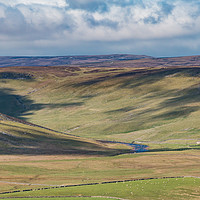 Buy canvas prints of Widdybank Fell from High Hurth Edge Upper Teesdale by Richard Laidler