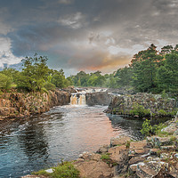 Buy canvas prints of Low Force Waterfall on the Summer Solstice 3 by Richard Laidler