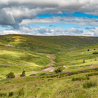 Buy canvas prints of The Hudes Hope Valley, Teesdale (2) by Richard Laidler