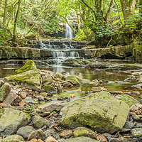 Buy canvas prints of Bow Lee Beck and Summerhill Force, Teesdale by Richard Laidler