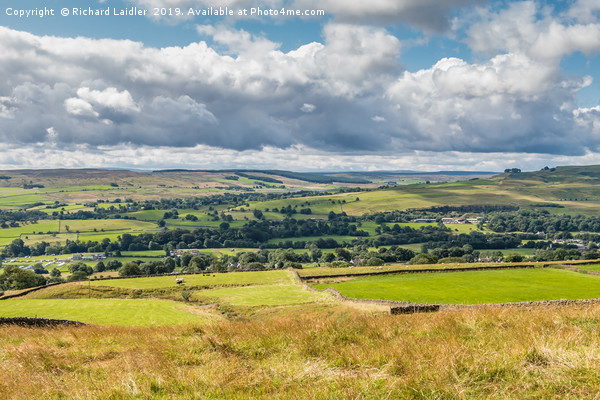 Over Teesdale to Lunedale from Blunt House Picture Board by Richard Laidler