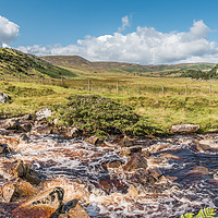 Buy canvas prints of Cronkley Fell from Blea Beck Teesdale, Panorama  by Richard Laidler