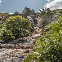 Buy canvas prints of Blea Beck and Waterfall in Spate (2) by Richard Laidler