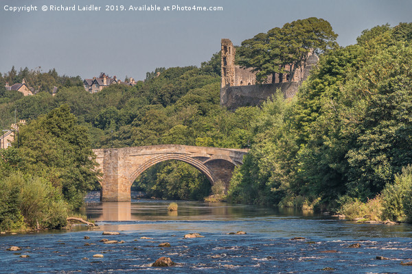 County Bridge and Castle, Barnard Castle, Teesdale Picture Board by Richard Laidler
