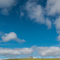 Buy canvas prints of Hilltop Barn, Harwood, Upper Teesdale (2) by Richard Laidler