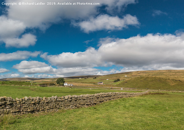 Harwood, Upper Teesdale, from Marshes Gill, VPano Picture Board by Richard Laidler