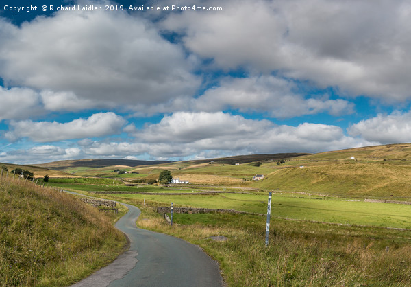 Harwood, Upper Teesdale, Vertical Panorama Picture Board by Richard Laidler
