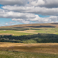 Buy canvas prints of Upper Teesdale Panorama from Holwick Fell by Richard Laidler