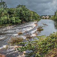 Buy canvas prints of Bright Interval on the Tees at Barnard Castle by Richard Laidler