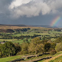 Buy canvas prints of Rainbow at Holwick, Teesdale 2 by Richard Laidler