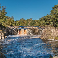 Buy canvas prints of A Perfect Autumn Morning at Low Force Waterfall by Richard Laidler
