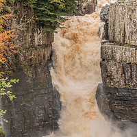 Buy canvas prints of High Force Waterfall Closeup by Richard Laidler