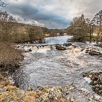 Buy canvas prints of River Tees on the Winter Solstice 2019 (2) by Richard Laidler