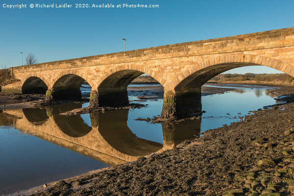 The Duchess Bridge, Alnmouth, Northumberland Picture Board by Richard Laidler