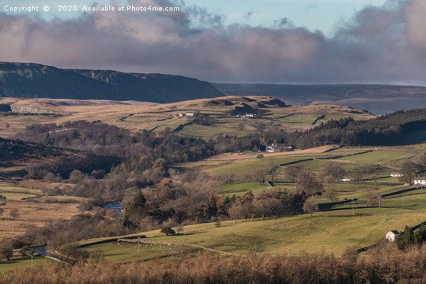Upper Teesdale and Cronkley from Stable Edge Picture Board by Richard Laidler