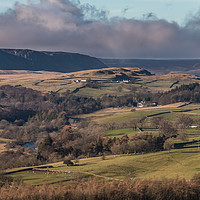 Buy canvas prints of Upper Teesdale and Cronkley from Stable Edge by Richard Laidler