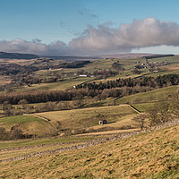 Buy canvas prints of Ettersgill and Upper Teesdale Panorama by Richard Laidler