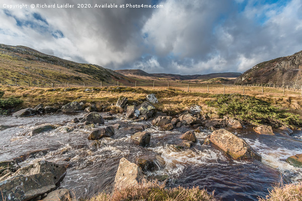 Over Blea Beck  to Cronkley Fell, Teesdale Picture Board by Richard Laidler