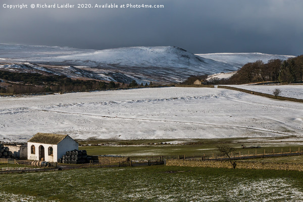 Dramatic Light and Snow at Ettersgill, Teesdale Picture Board by Richard Laidler