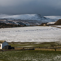 Buy canvas prints of Dramatic Light and Snow at Ettersgill, Teesdale by Richard Laidler