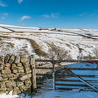 Buy canvas prints of Ash Dub Farm, Teesdale, in Winter by Richard Laidler