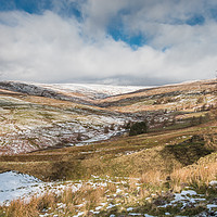 Buy canvas prints of The Hudes Hope Valley in Winter (1) by Richard Laidler