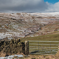 Buy canvas prints of The Hudes Hope Valley in Winter (4) by Richard Laidler