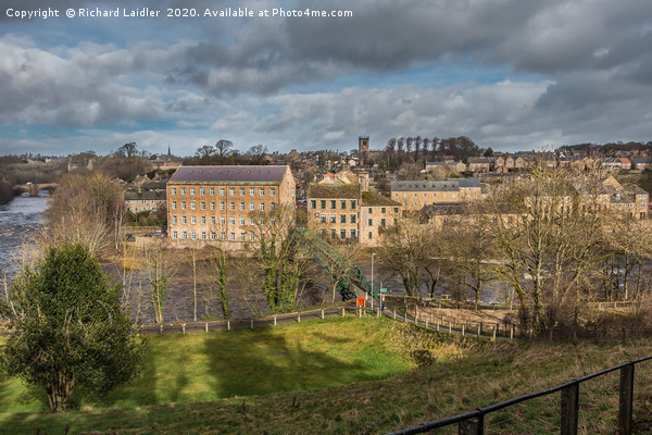 Barnard Castle, Teesdale on First Day of Spring Picture Board by Richard Laidler