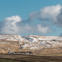 Buy canvas prints of The Coldberry Gutter, Teesdale, in Snow by Richard Laidler