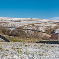 Buy canvas prints of Ettersgill, Teesdale - Winter Panorama by Richard Laidler