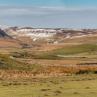 Buy canvas prints of Cronkley Scar and Widdybank Fell Panorama by Richard Laidler